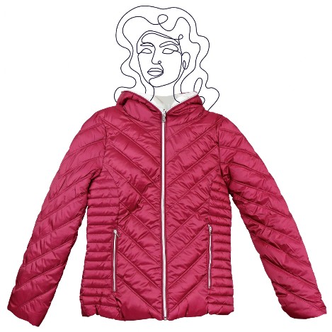 chamarra para mujer vino doble vista chamara para mujer colo vino y blanca